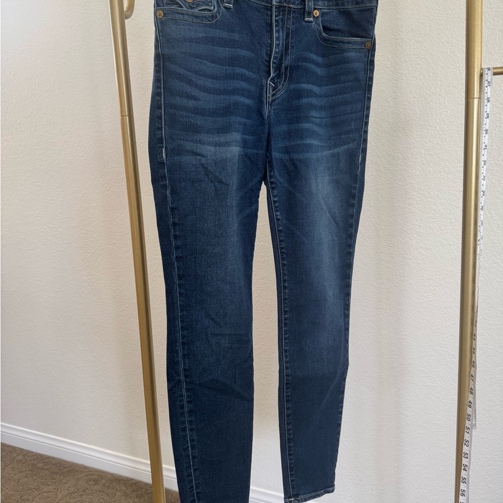 True Religion Hallie Mid Rise Super Skinny
